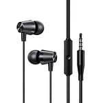 USAMS Bedrade In-Ear Oordopjes 1.2m met 3.5mm AUX aansluiting - Zwart Main Image