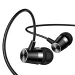 USAMS Bedrade In-Ear Oordopjes 1.2m met 3.5mm AUX aansluiting - Zwart - 1