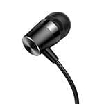 USAMS Bedrade In-Ear Oordopjes 1.2m met 3.5mm AUX aansluiting - Zwart - 2