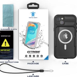 Turtle Shift Volledig waterdicht en stofdicht hoesje iPhone 14 - Magnetische ring - 10
