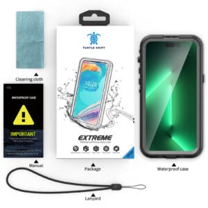 Turtle Shift Volledig waterdicht en stofdicht hoesje iPhone 14 Pro Max - Magnetische ring - 9