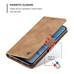 Solidenz Urban Book Oppo A17 hoesje - Bruin - 6