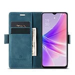 Solidenz Urban Book Oppo A77 5G hoesje - Blauw - 4