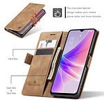Solidenz Urban Book Oppo A77 5G hoesje - Bruin - 5