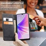 Solidenz Urban Book Oppo A77 5G hoesje - Zwart - 7