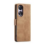 Solidenz Urban Book Oppo A78 5G hoesje - Bruin - 3