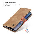 Solidenz Urban Book Oppo A78 5G hoesje - Bruin - 6