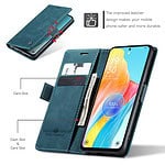 Solidenz Urban Book Oppo A98 5G hoesje - Blauw - 5