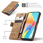 Solidenz Urban Book Oppo A98 5G hoesje - Bruin - 5