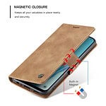 Solidenz Urban Book Oppo A98 5G hoesje - Bruin - 6