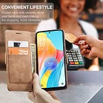 Solidenz Urban Book Oppo A98 5G hoesje - Bruin - 7