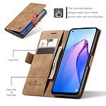 Solidenz Urban Book Oppo Reno8 5G hoesje - Bruin - 5