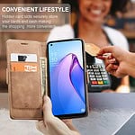 Solidenz Urban Book Oppo Reno8 5G hoesje - Bruin - 7