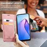 Solidenz Urban Book Oppo Reno8 5G hoesje - Roze - 7
