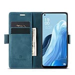 Solidenz Urban Book Oppo Reno8 Lite hoesje - Blauw - 4