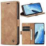 Solidenz Urban Book Oppo Reno8 Lite hoesje - Bruin Main Image