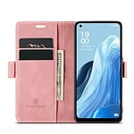 Solidenz Urban Book Oppo Reno8 Lite hoesje - Roze - 4