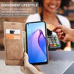 Solidenz Urban Book Oppo Reno8 Pro hoesje - Bruin - 7