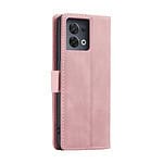 Solidenz Urban Book Oppo Reno8 Pro hoesje - Roze - 3