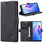 Solidenz Urban Book Oppo Reno8 Pro hoesje - Zwart Main Image