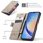 Solidenz Urban Book Samsung A34 hoesje - Beige - 5
