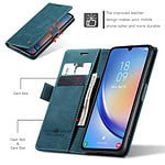 Solidenz Urban Book Samsung A34 hoesje - Blauw - 5