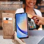 Solidenz Urban Book Samsung A34 hoesje - Bruin - 7