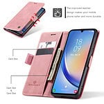 Solidenz Urban Book Samsung A34 hoesje - Roze - 5