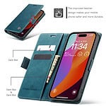 Solidenz Urban Book iPhone 15 Pro hoesje - Blauw - 5