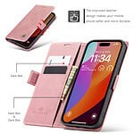 Solidenz Urban Book iPhone 15 Pro Max hoesje - Roze - 5
