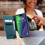 Solidenz Urban Book iPhone 15 hoesje - Blauw - 7