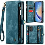 Solidenz Urban Wallet Samsung A34 5G hoesje - Blauw Main Image