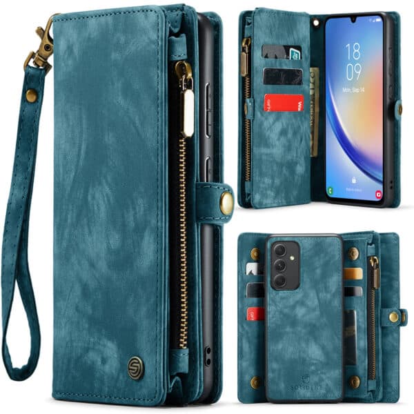 Solidenz Urban Wallet Samsung A34 5G hoesje - Blauw