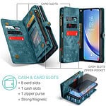Solidenz Urban Wallet Samsung A34 5G hoesje - Blauw - 8