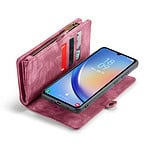Solidenz Urban Wallet Samsung A34 5G hoesje - Rood - 5