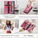 Solidenz Urban Wallet Samsung A34 5G hoesje - Rood - 7