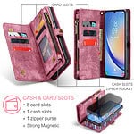 Solidenz Urban Wallet Samsung A34 5G hoesje - Rood - 8