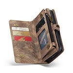 iPhone 15 Pro Max hoesje Solidenz wallet met pasjeshouder bruin - 11