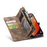 iPhone 15 Pro Max hoesje Solidenz wallet met pasjeshouder bruin - 12
