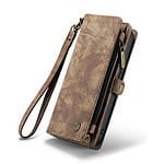 iPhone 15 Pro Max hoesje Solidenz wallet met pasjeshouder bruin - 13