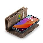 iPhone 15 Pro Max hoesje Solidenz wallet met pasjeshouder bruin - 14