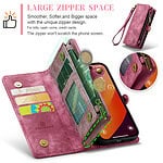 iPhone 15 Pro Max hoesje Solidenz wallet met polskoord rood - 9