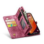 iPhone 15 Pro Max hoesje Solidenz wallet met polskoord rood - 13