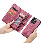 iPhone 15 Pro Max hoesje Solidenz wallet met polskoord rood - 8