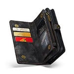 iPhone 15 Pro Max hoesje Solidenz wallet met pasjeshouder zwart - 11