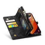 iPhone 15 Pro Max hoesje Solidenz wallet met pasjeshouder zwart - 12