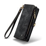 iPhone 15 Pro Max hoesje Solidenz wallet met pasjeshouder zwart - 13