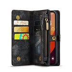 iPhone 15 Pro Max hoesje Solidenz wallet met pasjeshouder zwart - 2