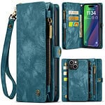 Solidenz Urban Wallet iPhone 14 Plus hoesje - Blauw Main Image