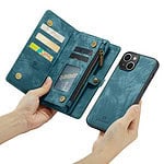 Solidenz Urban Wallet iPhone 14 Plus hoesje - Blauw - 8